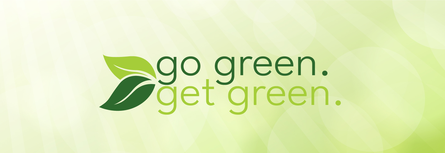 go green get green logo